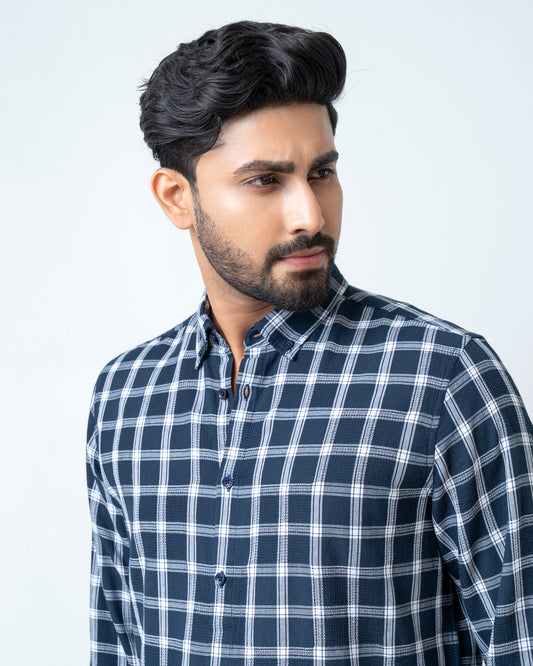 Regular Fit Check Casual Shirt