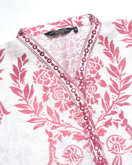 Women's Printed Two-Piece Ethnic Set