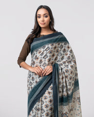 Digital Printed Cotton Saree