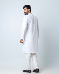 Regular Fit Embroidered Semi-Formal Panjabi