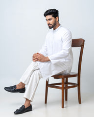 Regular Fit Embroidered Semi-Formal Panjabi