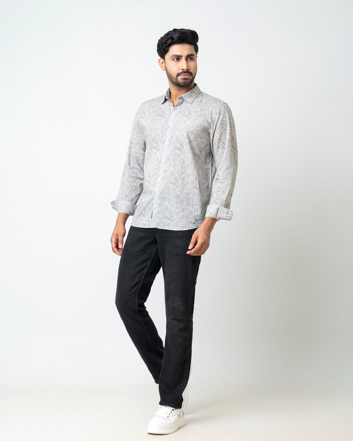 Regular Fit Printed Casual Shirt