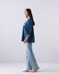 Relaxed Fit Embroidered Fashion Top