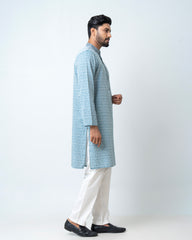 Regular Fit Printed Semi-Formal Panjabi