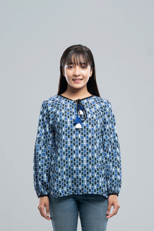 Junior Girls Western Fashion Top (10-14 Years)