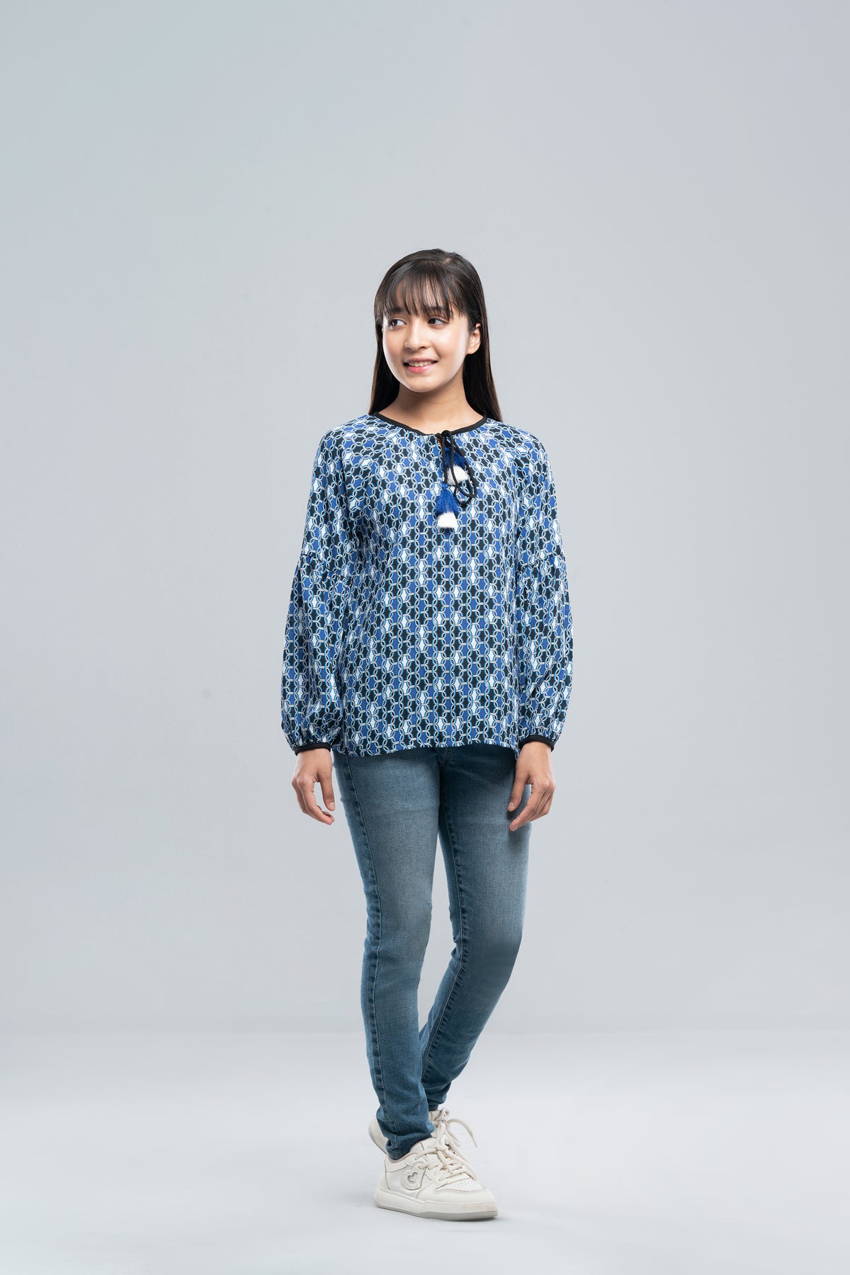 Junior Girls Western Fashion Top (10-14 Years)