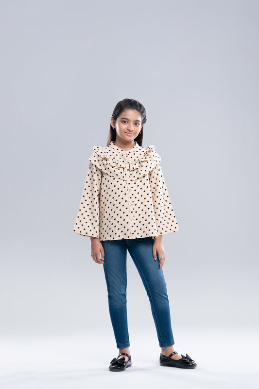 Girls' Woven Top (6-8 Years)