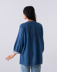 Relaxed Fit Embroidered Fashion Top