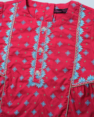 Princess Embroidered Ethnic Kurti (2-4 Years)