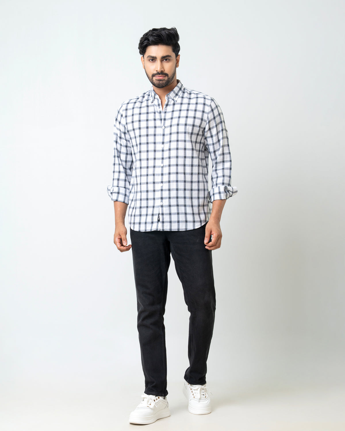 Regular Fit Check Casual Shirt