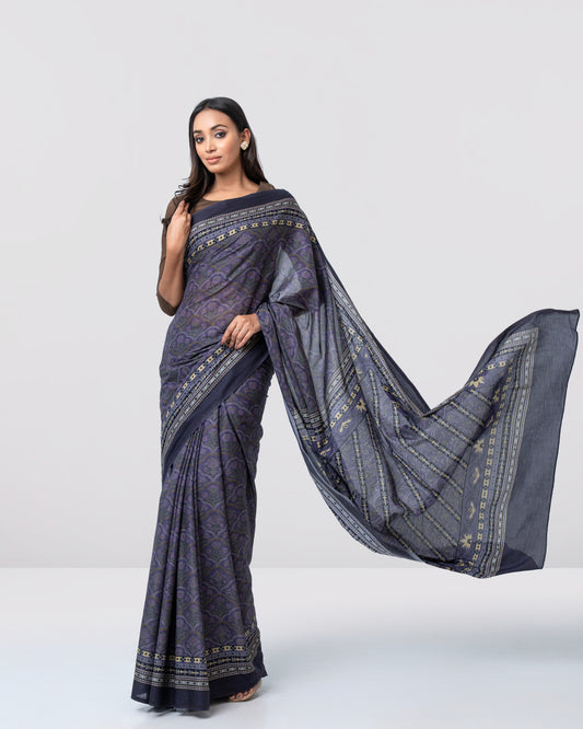 Digital Printed Cotton Saree