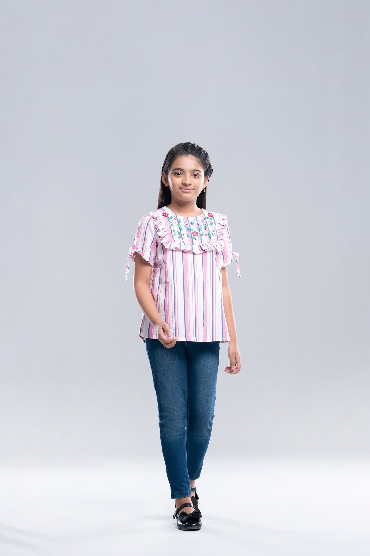 Girls' Woven Top (6-8 Years)