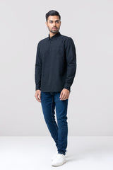 Regular Fit Solid Casual Shirt