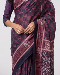 Digital Printed Cotton Saree