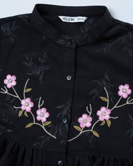Girls' Georgette Embroidered Dress (2-4 Years)