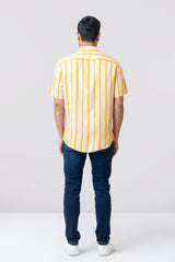 Regular Fit Striped Casual Shirt