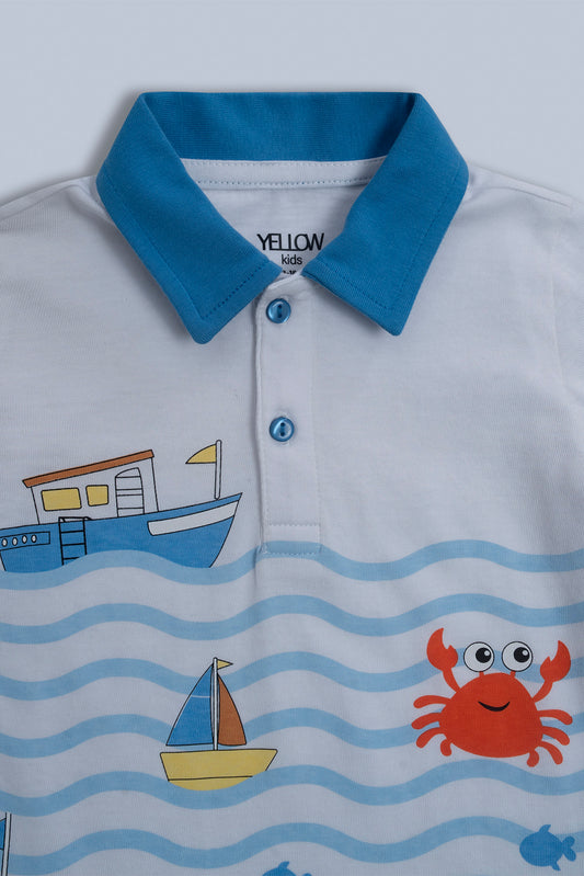 Newborn Boys Polo (0-6 Months)