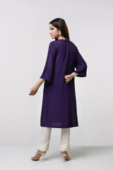 Smart Fit Embroidered Ethnic Kurta