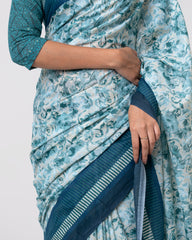 Digital Printed Cotton Saree