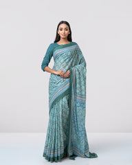Digital Printed Cotton Saree
