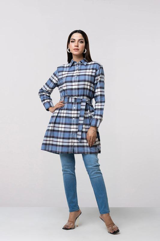 Relaxed Fit Checkered Casual Shirt