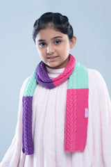 Girls Scarf - Purple Mix