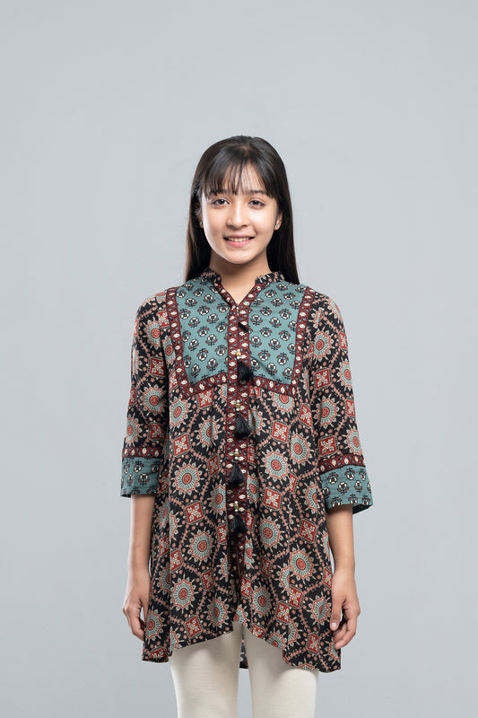 Junior Girls Ethnic Frock (10-14 Years)