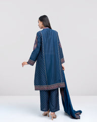 Smart Fit Embroidered Three-Piece Semi-Formal Ethnic Set