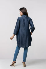 Smart Fit Denim-Style Ethnic Kurti