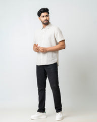Regular Fit Stripe Casual Shirt