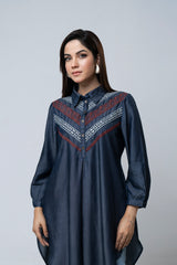 Smart Fit Denim-Style Ethnic Kurti
