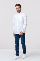 Regular Fit Solid Casual Shirt