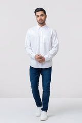 Regular Fit Solid Casual Shirt