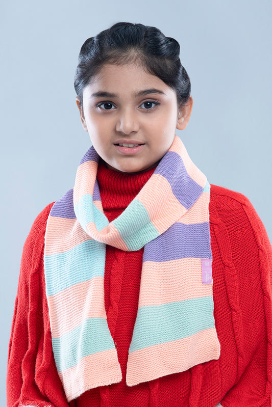 Girl Scarf - Pink Mix