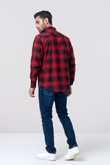 Regular Fit Checkered Casual Shirt
