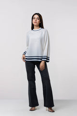 Relaxed Fit Cotton Pullover Sweater