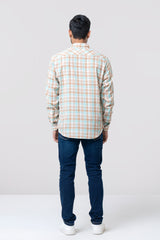 Regular Fit Checkered Casual Shirt
