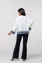 Relaxed Fit Cotton Pullover Sweater