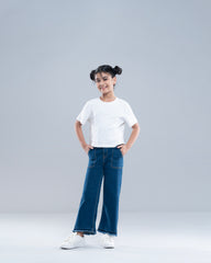 Girls' Denim Bottom (6-8 Years)