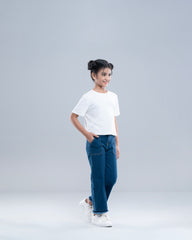 Girls' Denim Bottom (2-4 Years)
