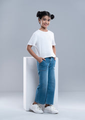 Girls' Denim Bottom (2-4 Years)