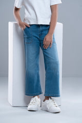 Girls' Denim Bottom (2-4 Years)
