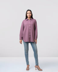 Relaxed fit Dobby textured casual shirt