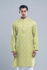 Regular Fit Jacquard Semi-Formal Panjabi
