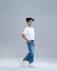 Girls' Denim Bottom (2-4 Years)