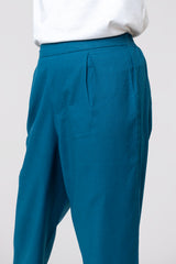Straight Fit Textured Jacquard Pants - Mystika