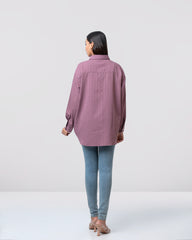 Relaxed fit Dobby textured casual shirt