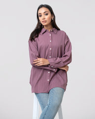 Relaxed fit Dobby textured casual shirt