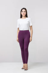 Knitted Basic Viscose-Spandex Leggings