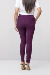 Knitted Basic Viscose-Spandex Leggings